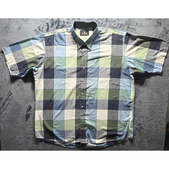 RedHead Other - RedHead Blue Plaid Short Sleeve Button Down Shirt. EUC Plaid Preppy